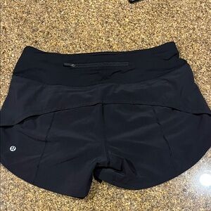 lululemon athletica Women's Black Athletic Shorts